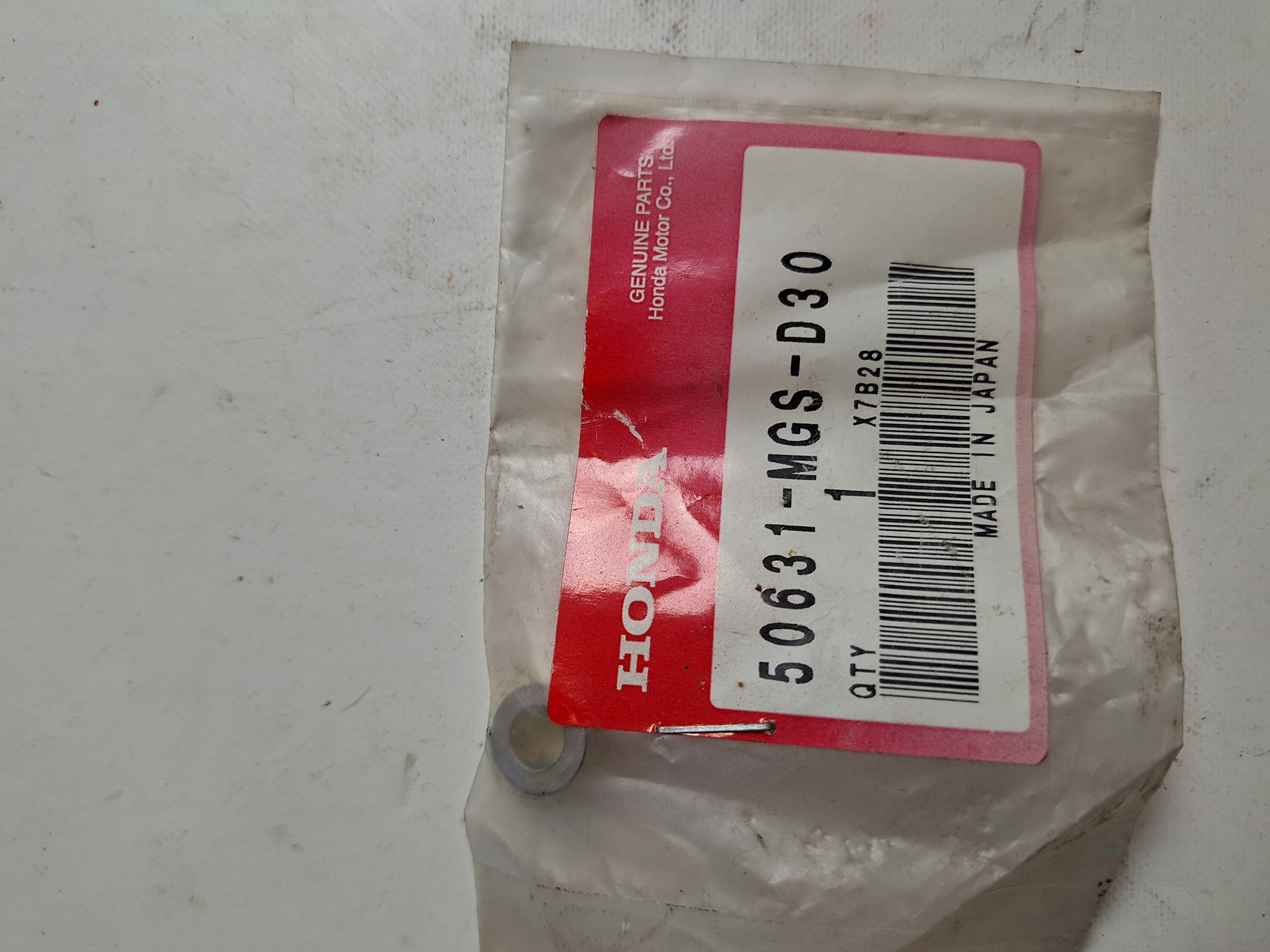Picture of COLLAR,6X6.5  50631-MGS-D30  NC700 SDC